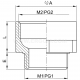 Adapter typu DA, DA...M/M - DA 32M/40M     (10 SZT.)