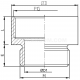 Adapter, MDA...M/PG type - MDA 25M/21     (10 PCS)