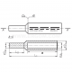 Aluminium-copper pin terminals BMAN type