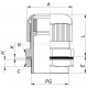 Insulating gland, DP...H, DP...H BK type