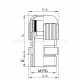 Insulating gland, DP...Z, DP...ZM - DP 13 Z     (100 PCS)