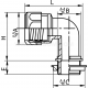 Elbow fitting for WTG protective conduits, WKD type