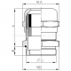 Brass gland, MDW...H type - MDW 7H     (50 PCS)