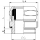 Brass gland, MDW...N type