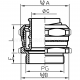 Steel fitting for protective conduits, MWO...S type