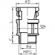 Fitting, SFD, SFD...M type - SFD 20M/11     (10 PCS)