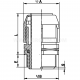 Fitting for WTG protective conduits, WPD type - WPD 21/21     (10 PCS)