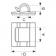 Fasteners, E31, E32 type - E31     (100 PCS)