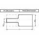 Heat-shrink insulation for terminals, TIK type