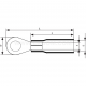 Ring terminals in heat-shrink insulation, KOIT type