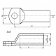 Aluminium thick-walled tubular cable lugs, KA type
