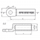 Aluminium longitudinally sealed tubular cable lugs, KRA type