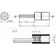 Insulated pin terminals, KII...PCV type