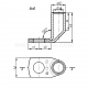 Tubular angle terminals, K90R type