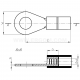 Insulated ring terminals, KOI...PCV type