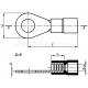 Insulated ring terminals, KOI type