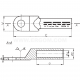 Aluminium-copper longitudinally sealed tubular terminals, TMA type