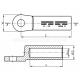 Longitudinally sealed tubular cable lugs, KRM type