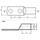 Tubular cable lugs for 2 bolts KOR ... 2X type