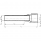 Insulated cord end terminals, HI...ERHL type - HI 1,5/6 DIN ERHL     (500 PCS)