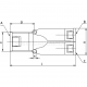 Straight T-connection, LTP IP66 type - LTP 11/9/9     (10 PCS)