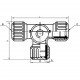 Reducing T-connection, LTR type - LTR 21/16*2     (10 PCS)