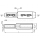 Aluminium-copper connectors, LMANW type