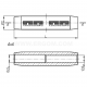 Reducing tubular cable connectors, LAW …/… type