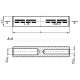 Non-tension compression reducing tubular cable connectors with barrier, LMP .../... type