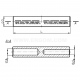 Reducing tubular cable connectors with barrier, LAP …/… type