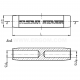 Reducing tubular cable connectors with barrier, LAWP …/… type