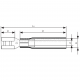 Insulated female push-on connectors in heat-shrink insulation, NIT type