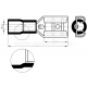 Insulated push-on female connectors, NI…B PCV type