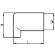 Insulating cover for angular female push-on connectors, ONK ... PCV type