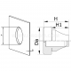 Przepust gumowy typu PDE - PDE 29 RAL7001     (25 SZT.)