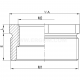 Reducer, MDR...M/M type - MDR 40M/32M     (10 PCS)