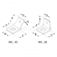 Male connectors, WX, WXW type - WX 6,3/0,8-M4     (100 PCS)