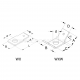 Male connectors, WX, WXW type - WX 6,3/0,8-M4     (100 PCS)