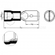 Insulated male push-on connectors, WI type