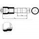 Insulated male push-on connectors, WI...PCV type