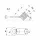 Angle ring terminals, K45O type