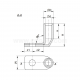 Aluminium angle tubular cable lugs, KD90A type