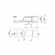 Insulated tubular ring terminals with inspection hole, KORol type