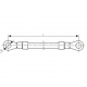 Earthing cords, LU type - LU 6/170/M6