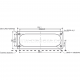 Set for fixing FL 21 panels on enclosures, enclosure holes, ZNFL M8x20 type