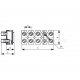 12-circuit screw connectors for 16 mm² wires, TLZ 12