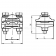 Dead-end clamps, type UP/A