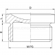 Hole plug, DZ2, DZ2...M type - DZ2 50M     (10 PCS)