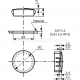 Hole plug, HP type - HP-13     (100 PCS)