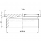 Hole plug, MDZ, MDZ...M type - MDZ 16M     (10 PCS)